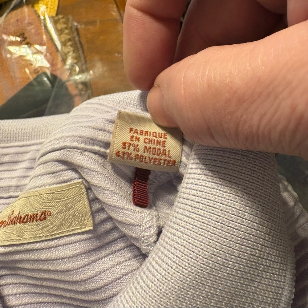 Tommy Bahama Light Lavender Polo Shirt Size Small - Picture 8 of 10